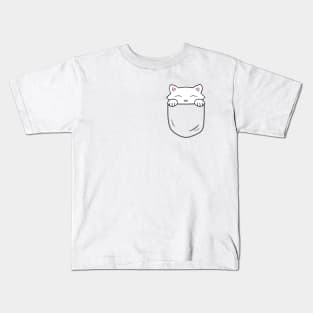 Cat Inside A Pocket Kids T-Shirt